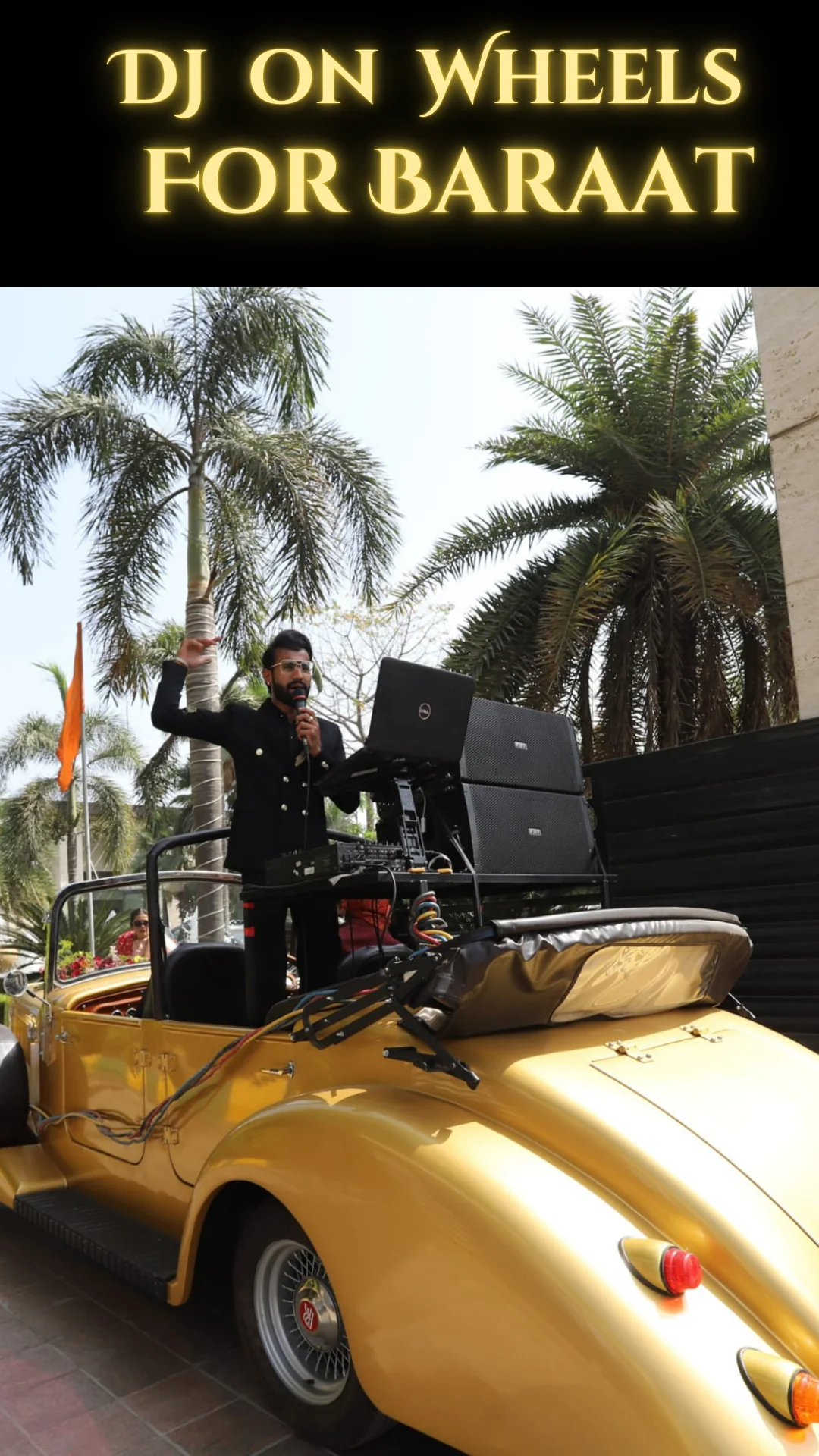 Dj on wheels baraat delhi 01 by Desiring Event Planners