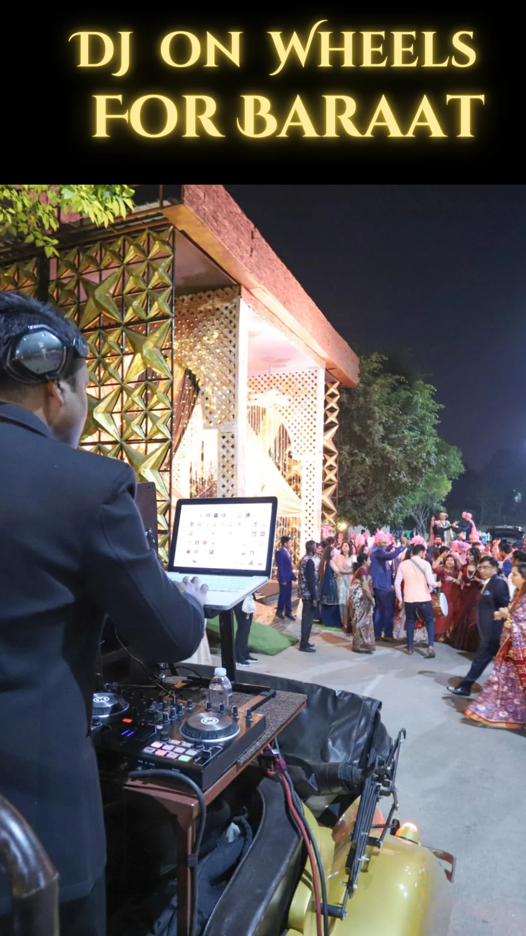 Dj on wheels baraat delhi 02 by Desiring Event Planners