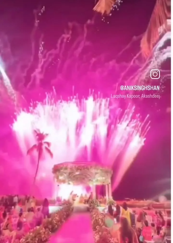 Fireworks special effects delhi by Desiring Event Planners